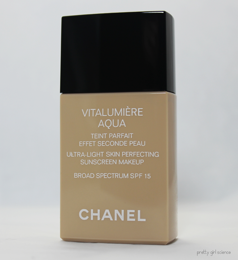 Pretty Girl Science: Chanel Vitalumiere Aqua Fluid