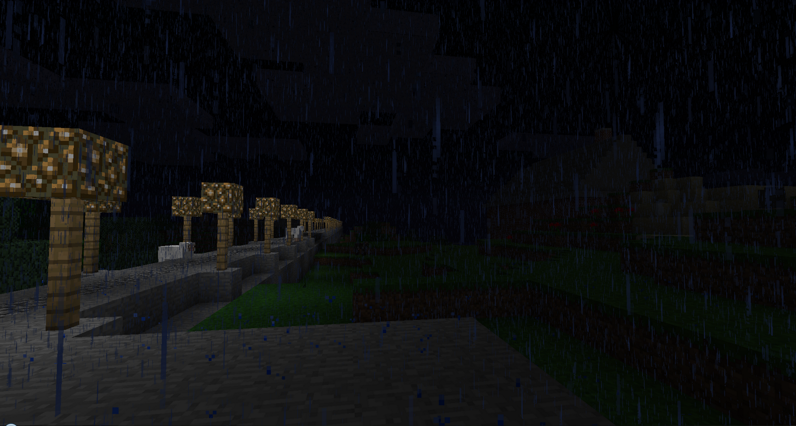 minecraft how to stop rain