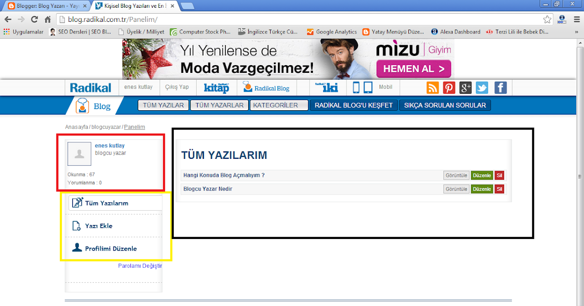 Hit Kazanmanın Kolay Bir Yolu Blog Yazarı