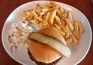 Legendary Burger Combo with Fries and Coleslaw