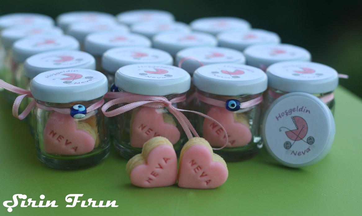 şirin fırın Hoşgeldin Bebek ve Doktora Teşekkürler Kurabiyeleri