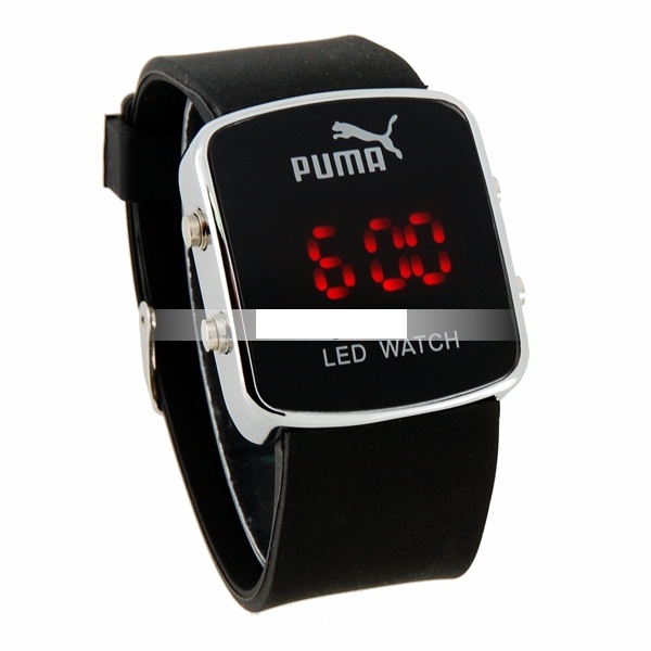 relogio led watch puma