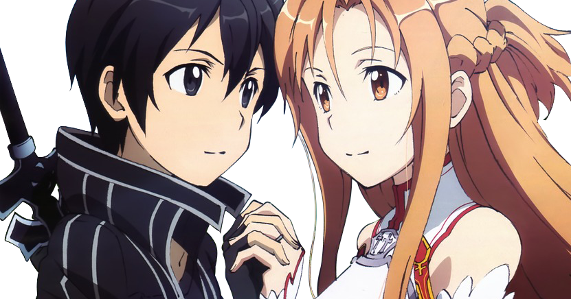Sword Art Online:Asuna Yuuki+Kirito Love Cute Render | ORS Anime Renders