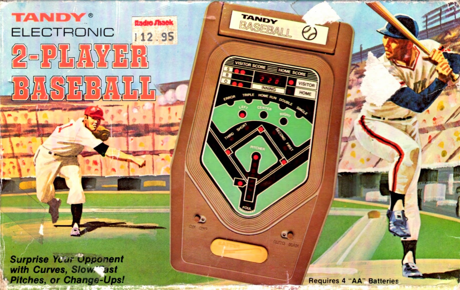 Electronic Baseball Tandy Electronic 2Player Baseball