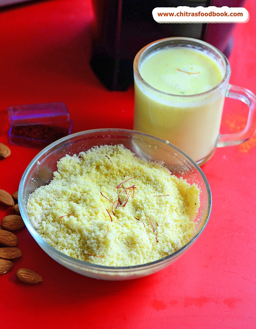 Homemade Badam Milk Powder Recipe Homemade Badam Milk Powder Recipe