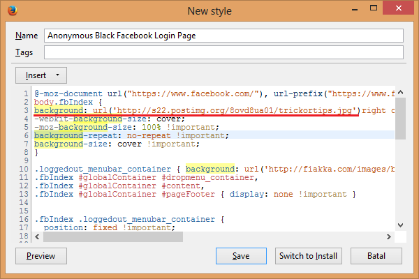 Cara Mengganti Tema dan Backround Facebook di Mozila Firefox Cara Mengganti Tema dan Backround Facebook di Mozila Firefox