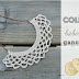 Collar babero de ganchillo
