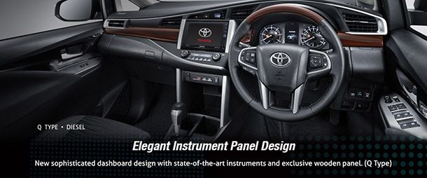Interior Kabin Toyota All New Kijang Innova Tipe Q, Elegant Instrument Panel Design Interior Kabin Toyota All New Kijang Innova Tipe Q, Elegant Instrument Panel Design