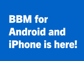 BBM for iPhone and Android is officially available. 