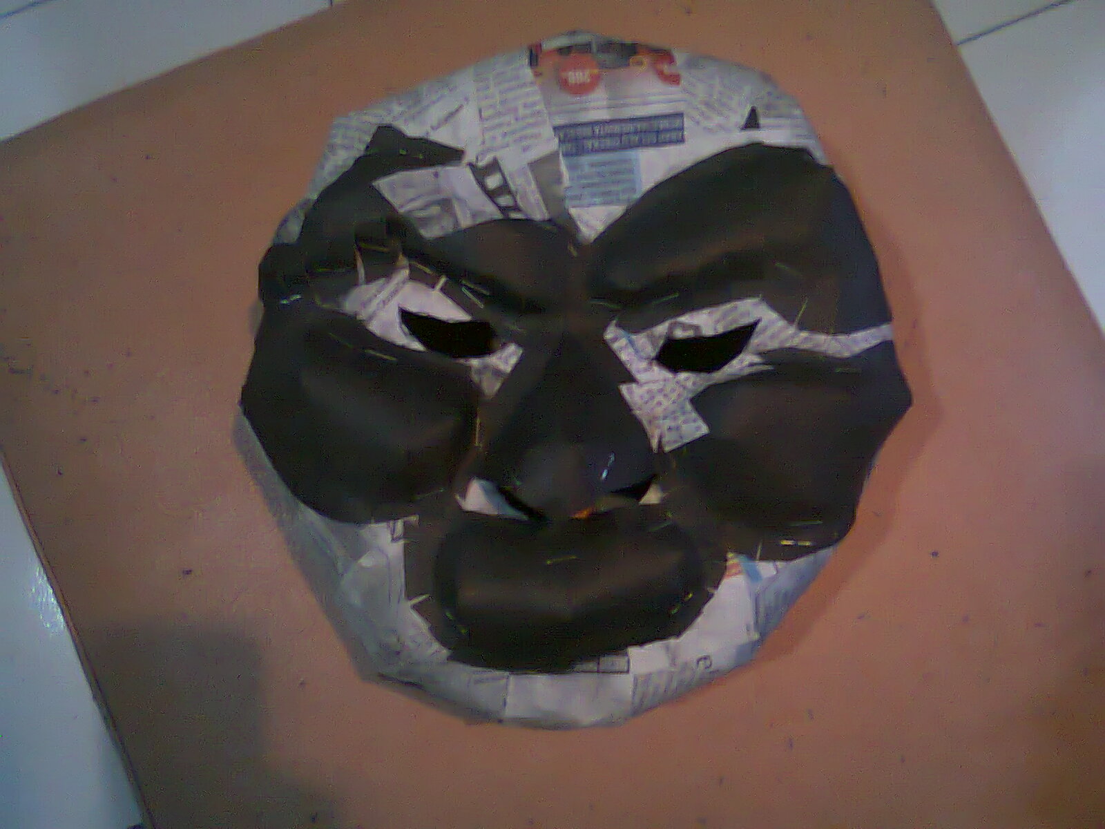 berbagi bersama doddi Membuat Topeng dari Kertas Karton