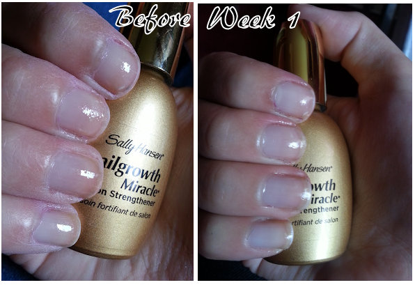 Week 1 - The Sally Hansen Nail Growth Miracle Nail Files Four Week Challenge