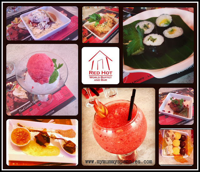 selection of food from Red Hot World Buffet Manchester