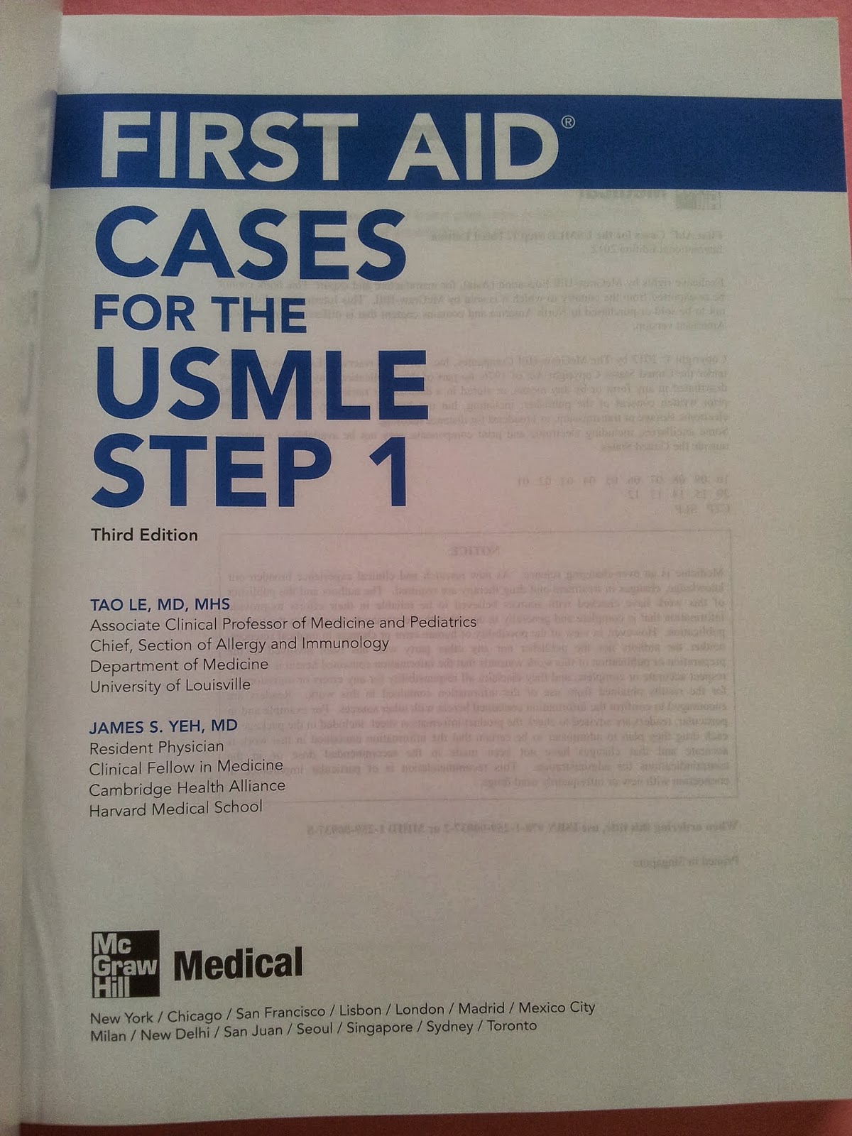 Free Download First Aid for the USMLE Step 1 2018 PDF