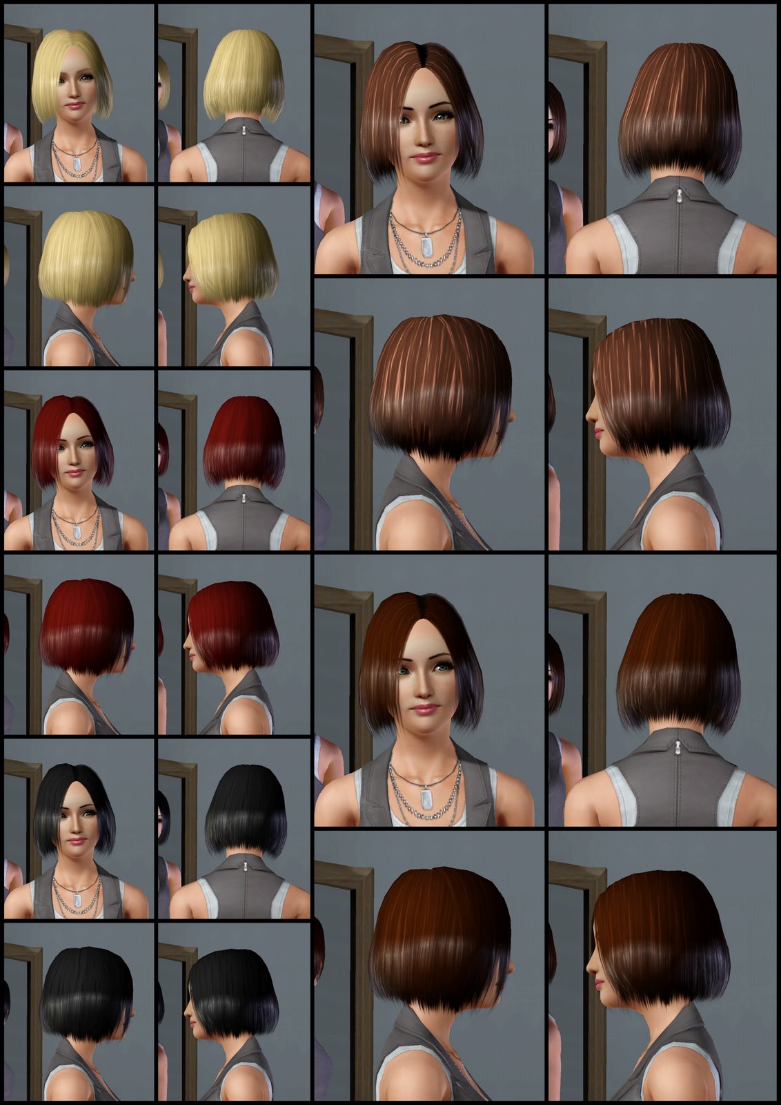 The Sims 3 Store Hair Showroom The Beautiful Split