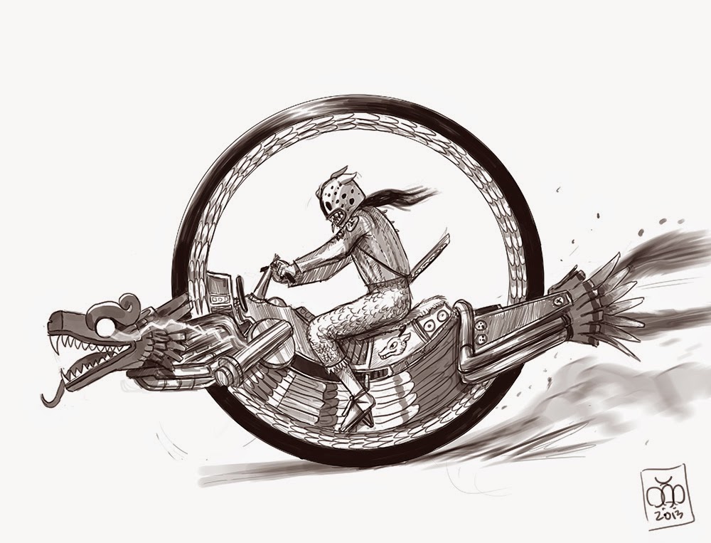 Plumed Serpent Monocycle