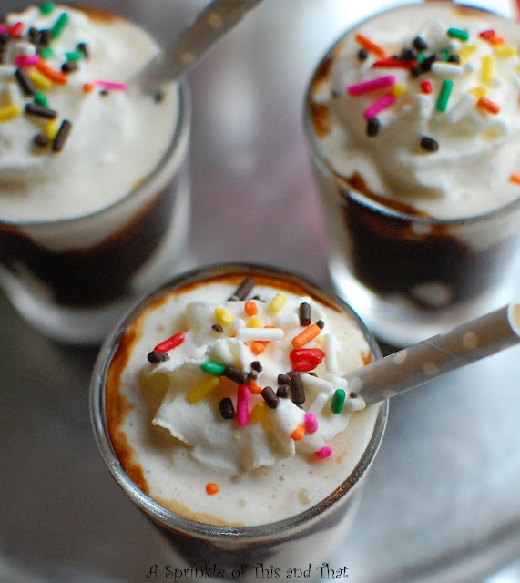 A Sprinkle of This and That Kahlua Shake Shots
