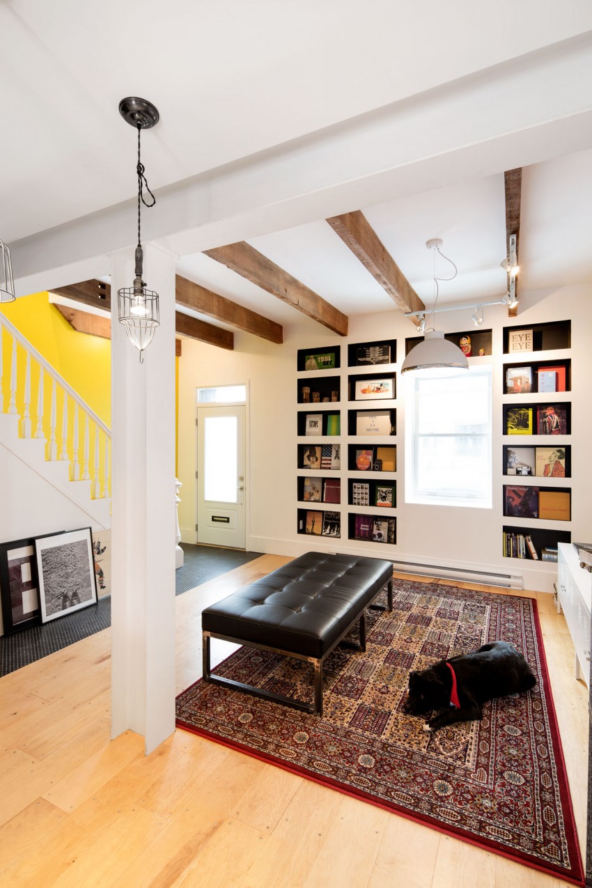 Illuminazione soggiorno travi a vista: consigli per illuminare un ... Soffitto disegno Mattoni