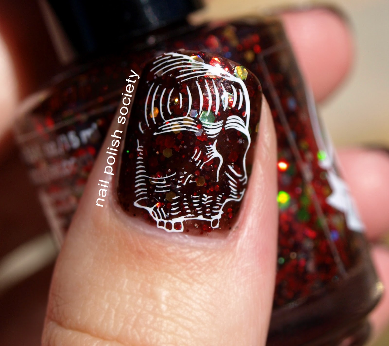 Nail Polish Society HPB Presents A Glittery Death