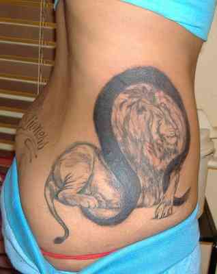 leo zodiac tattoo designs