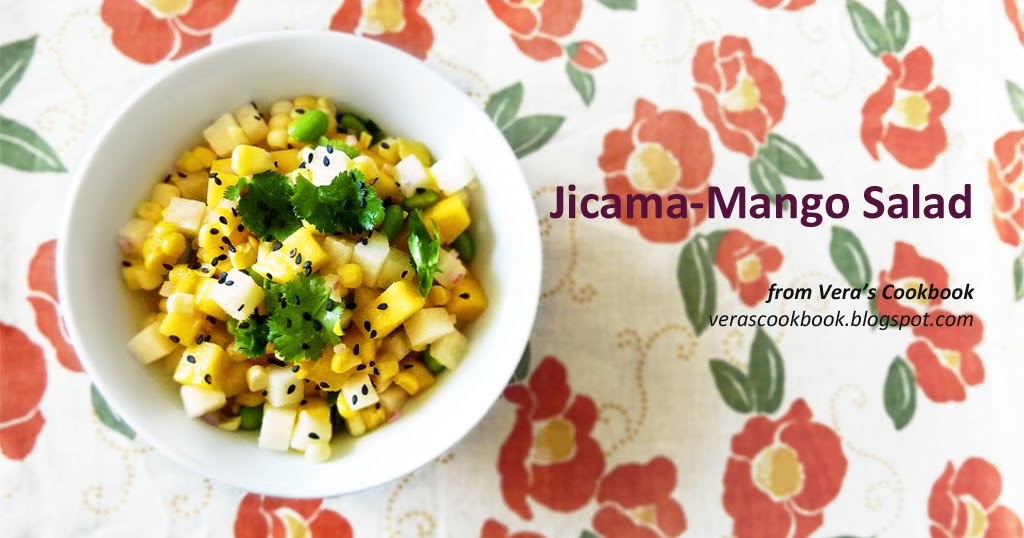 JicamaMango Salad , a simple refreshing summer salad Vera's Cookbook