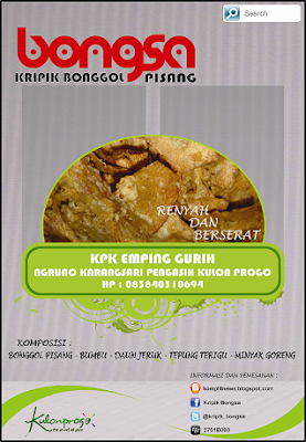 keripik bonggol pisang