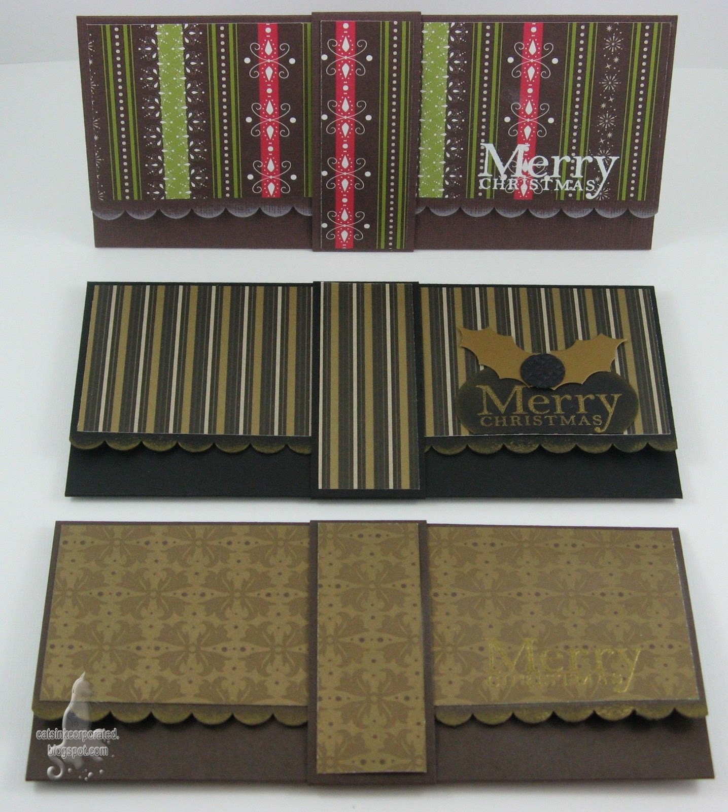 Christmas money holder Cat's Ink.Corporated: Just Add Ink #99 - Christmas Money Holders