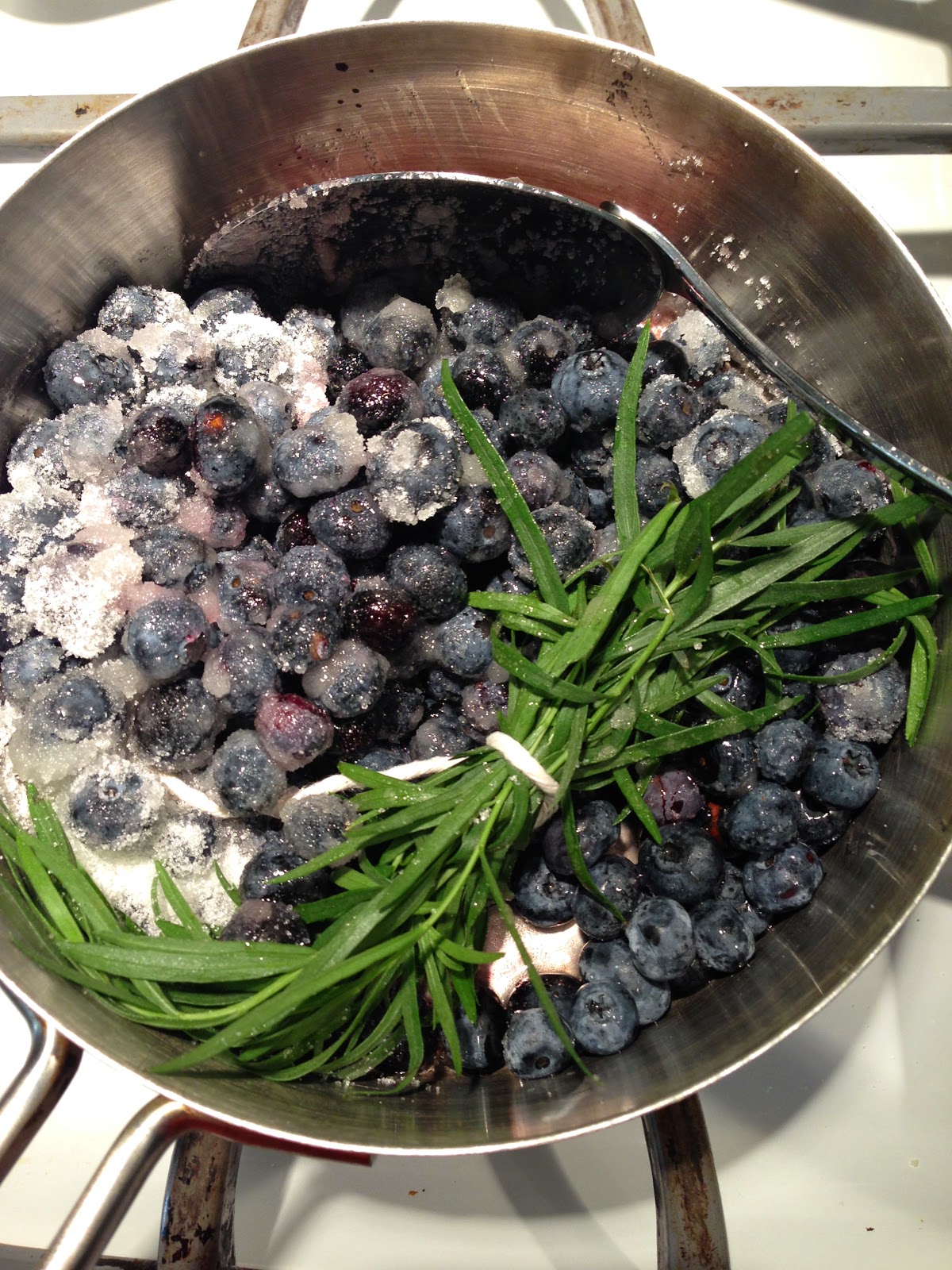 RECIPE Tarragon Infused Lemon Blueberry Jelly