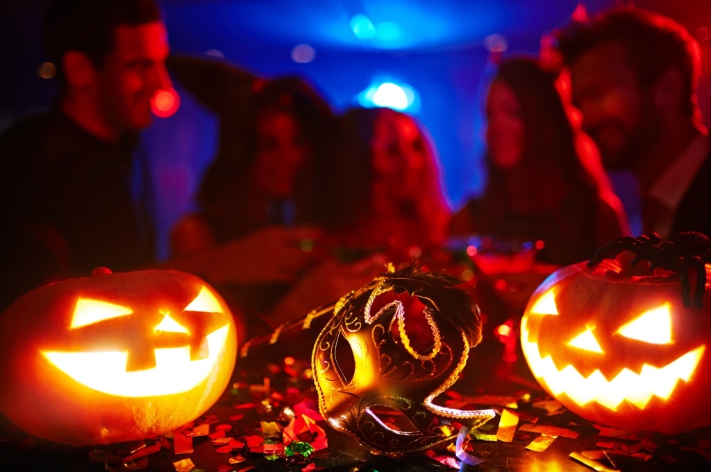 Halloween Pumpkins and Halloween Masks