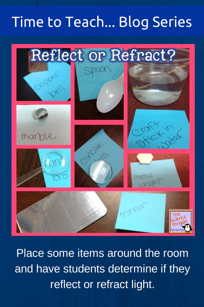 Time to Teach Reflection and Refraction of Light — The Science Penguin