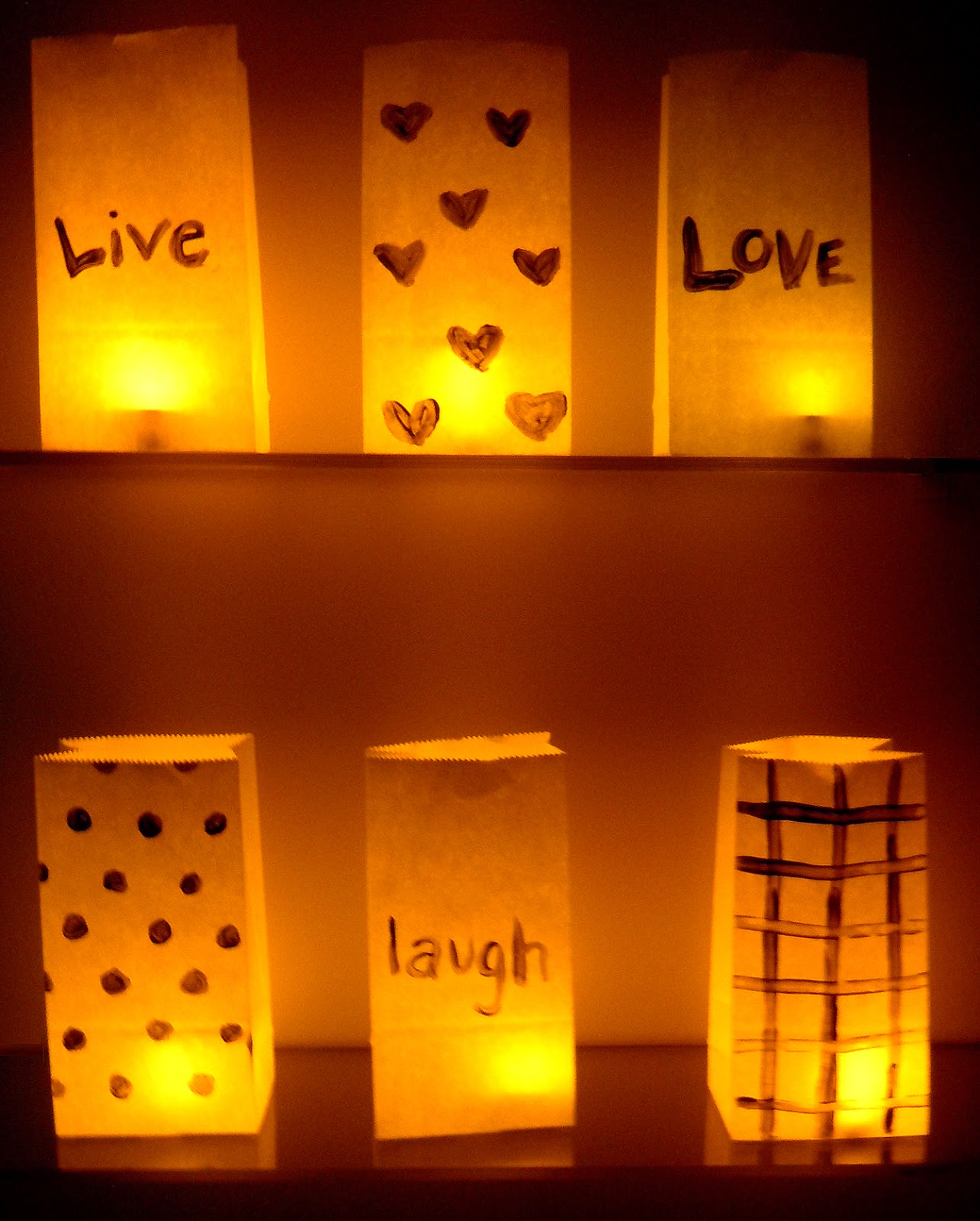 Candle Impressions Flameless Candle Blog DIY Paper Bag Luminaries