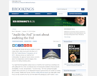 Ben Bernanke's Blog