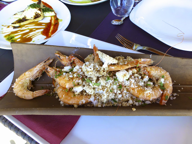 Langostinos a la Sal, Restaurante el Jardín de la Sal, La Palma