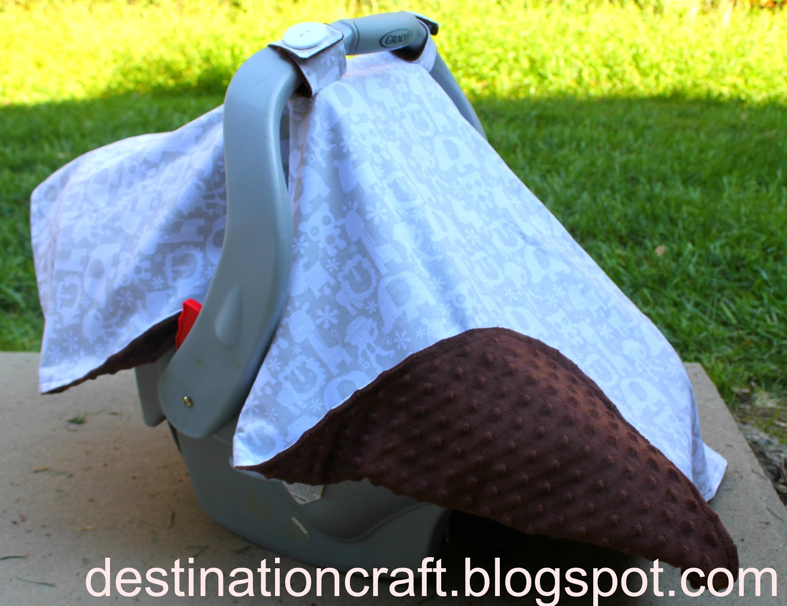Destination Craft Car Seat Canopy (Baby Boy edition)