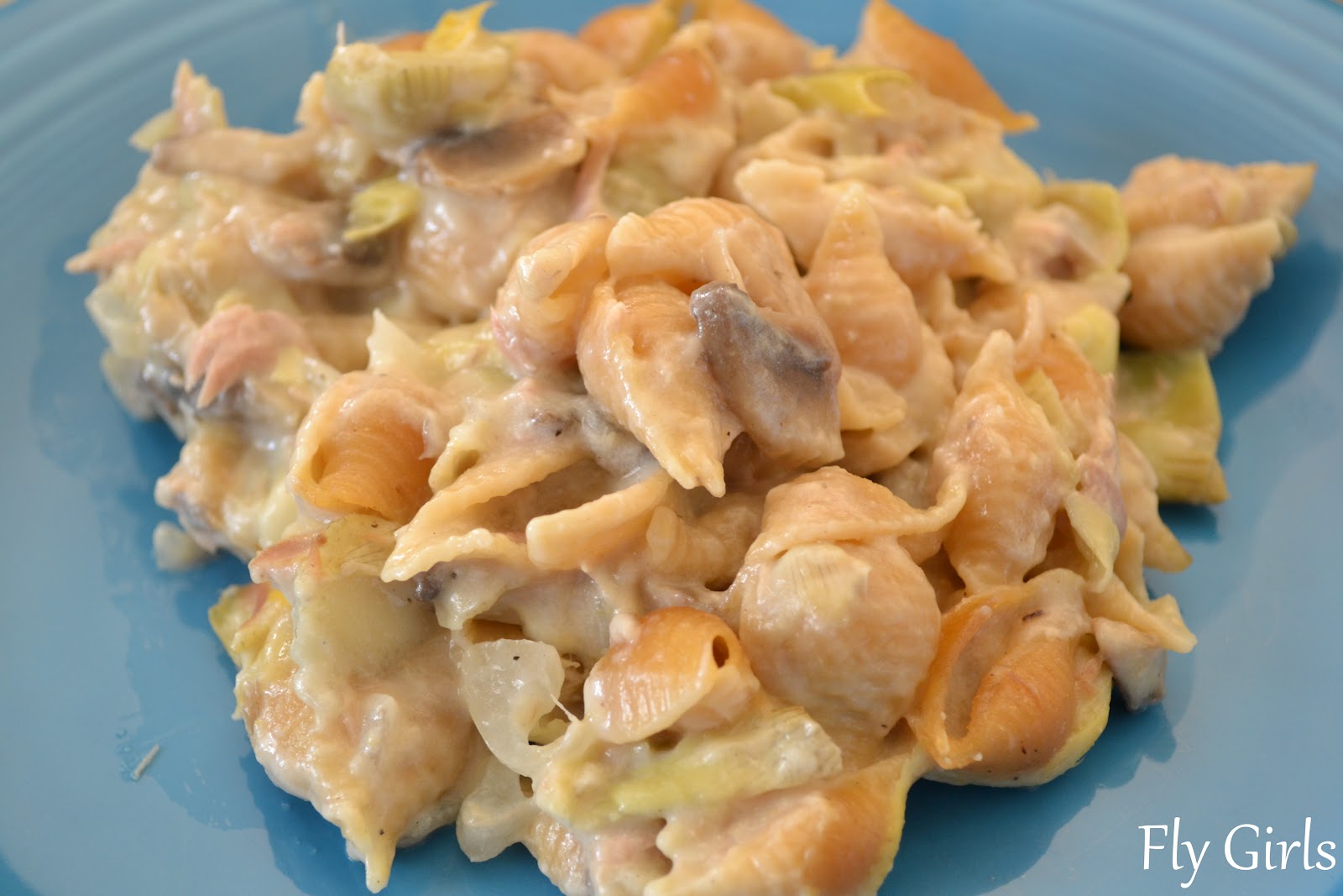 Fly Girls Tuna Artichoke Casserole