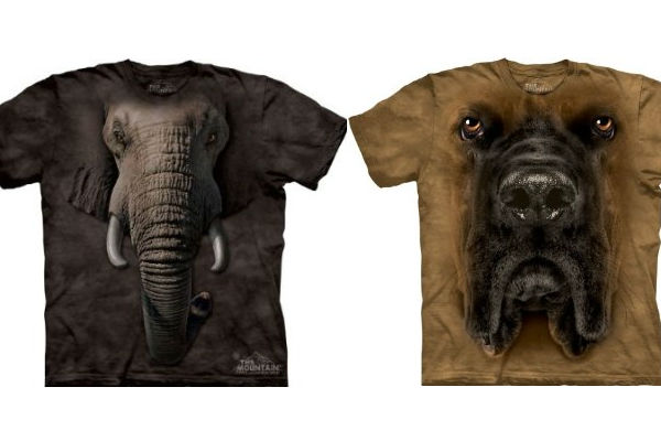 Animal face 3D style realistic t-Shirts | Spicytec