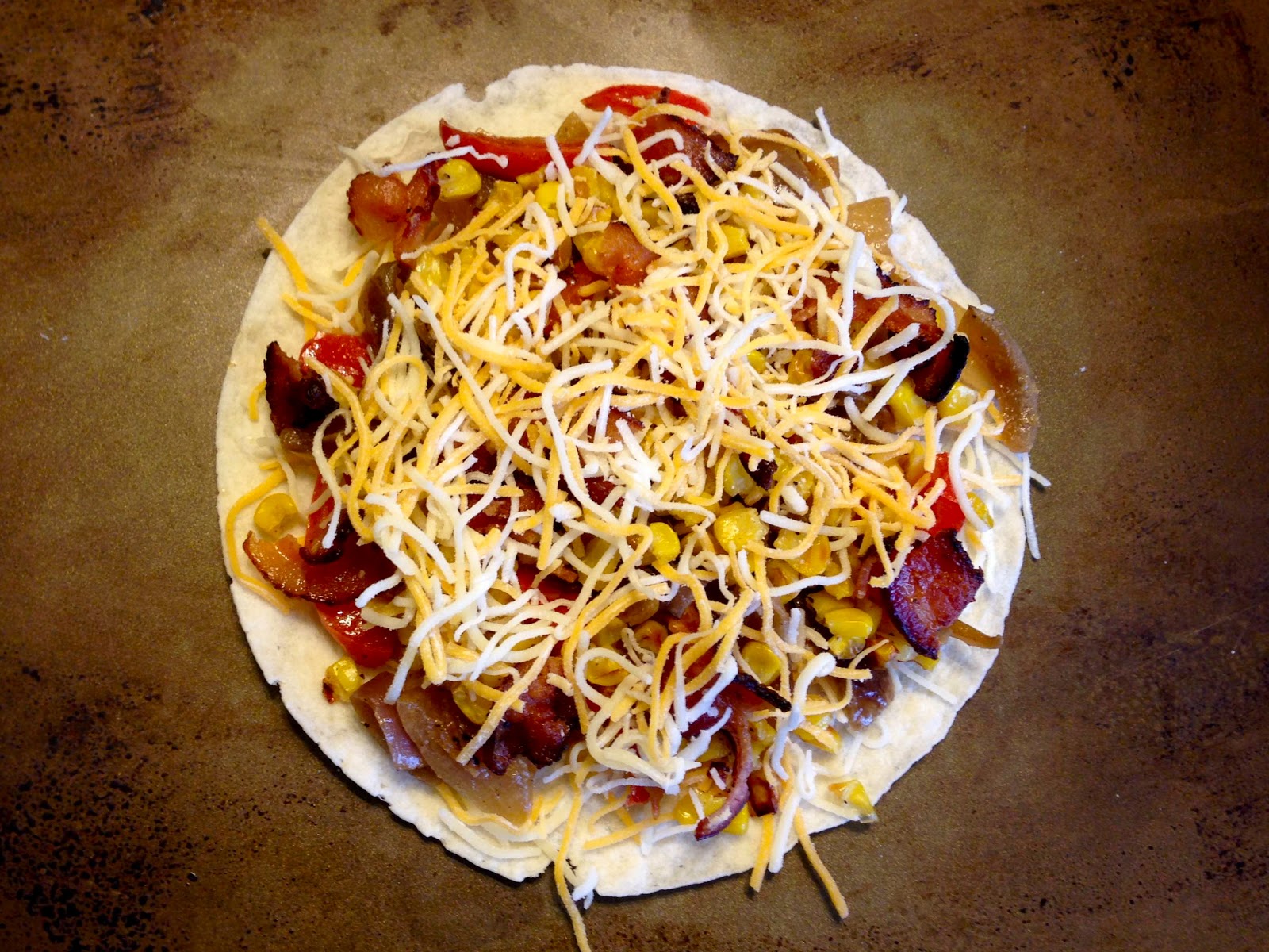 Natural Sugar Roasted Corn & Bacon Quesadillas