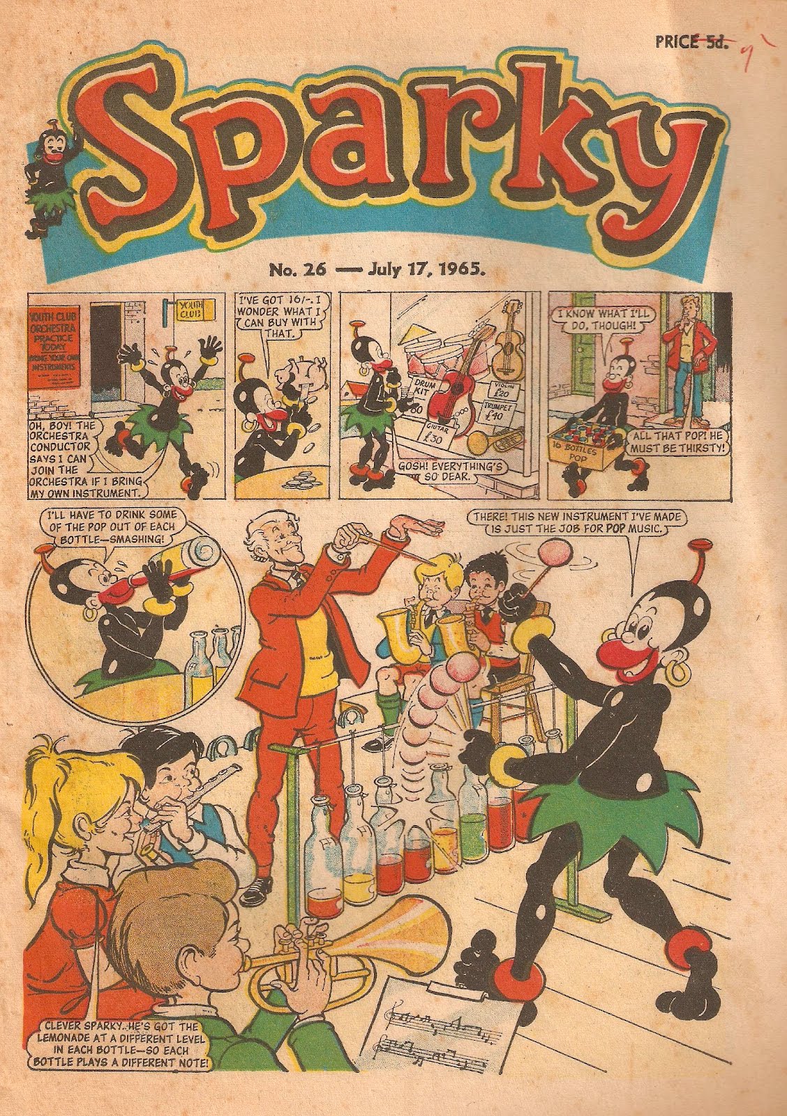 Wacky Comics!: Flashback to 1965: Sparky No. 26!