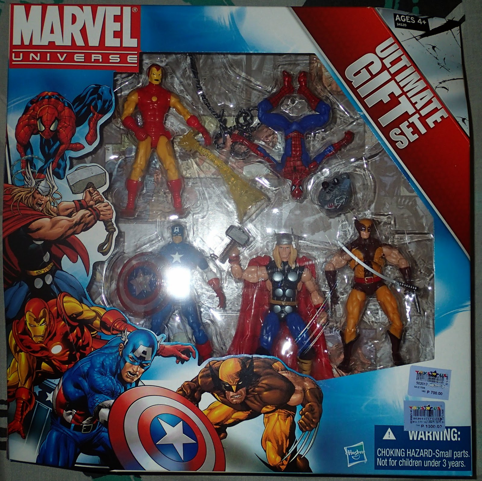 marvel universe toyline