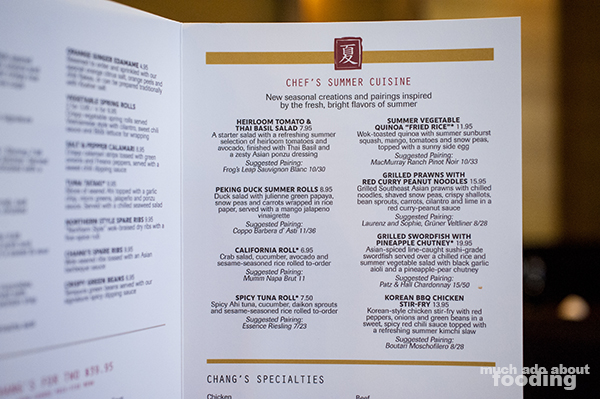 Event P.F. Chang�s Summer Menu Tasting Much Ado About Fooding