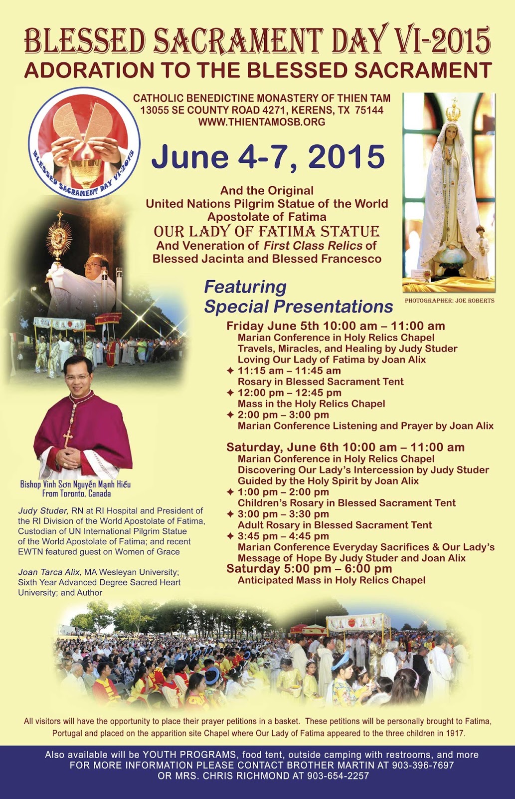 childrens rosary blessed sacrament day vi 2015 prayer at the altar flyer program