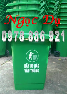 Thùng rác công cộng được làm từ nhựa HDPE+UV hàng phân phối toàn quốc