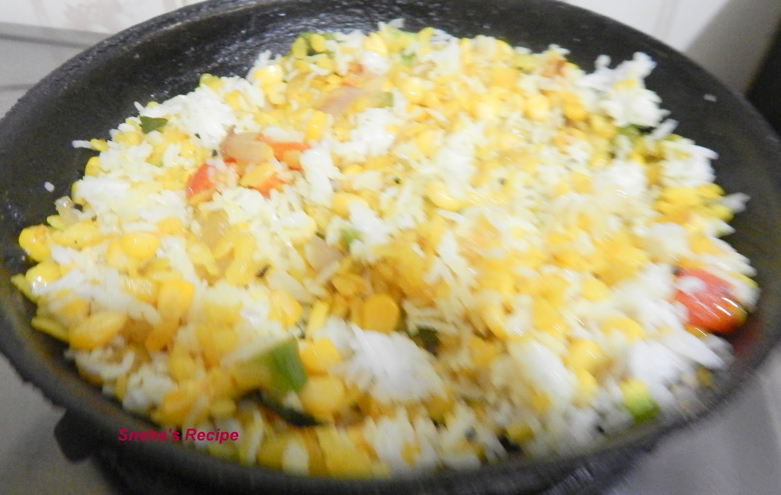 Leftover Rice and Poha Pilaf Sneha's Recipe