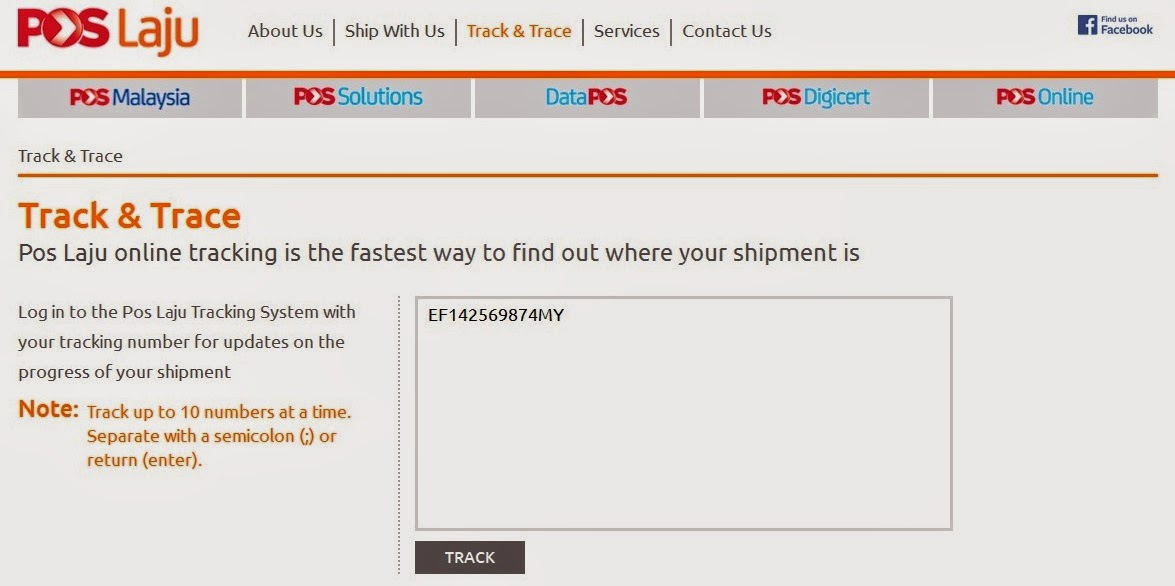 Cara Semak Tracking Number Pos Laju nikky news