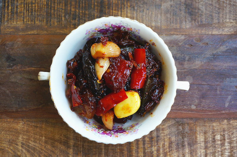 Acar Buah Jeruk & Kering (Spicy Pickled Dried & Preserved Fruits)