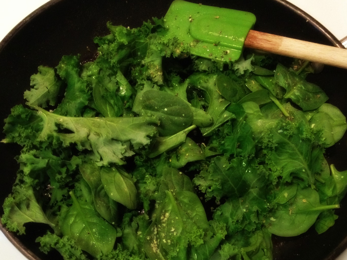 Faith & Weights: Sausage, Spinach and Kale Pasta