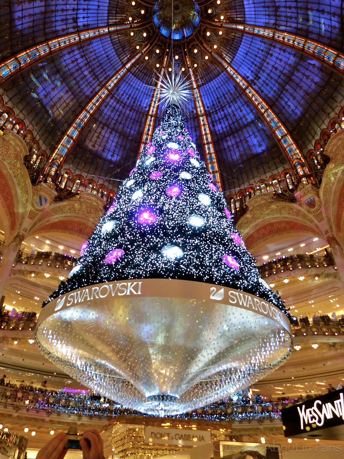 Louis Vuitton designs the holiday windows at Galeries Lafayette