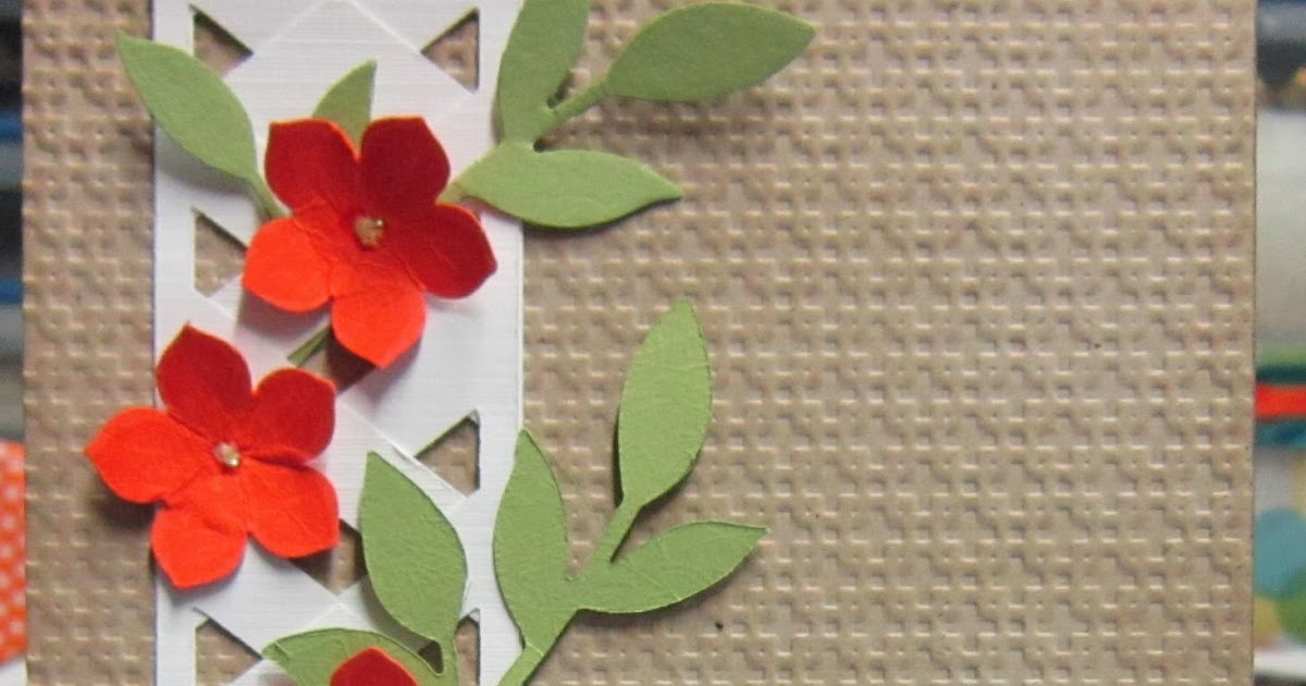 Krafting with Karen Chevron Punch Lattice