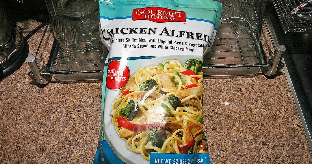 The Shit I Eat Chicken Alfredo in a Frozen Bag by Gourmet Dining