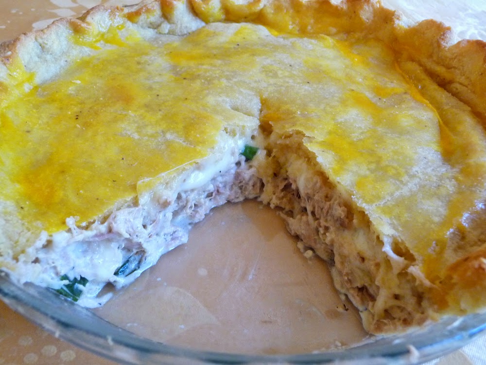 SPLENDID LOWCARBING BY JENNIFER ELOFF CHEESY TUNA PIE