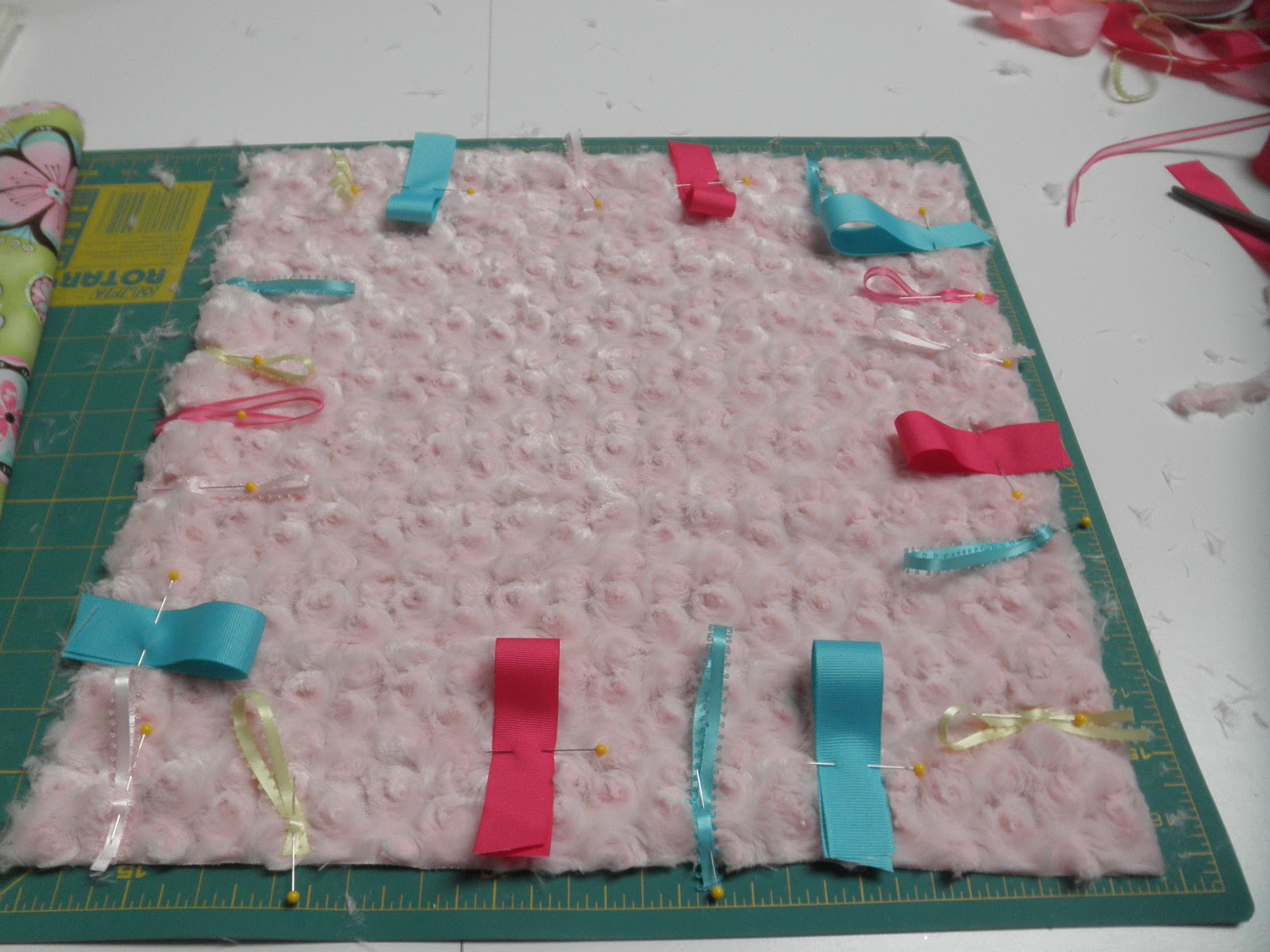 Sew Divertimento Baby Taggie Blanket Tutorial